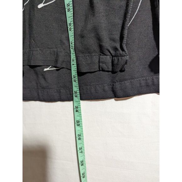 Vintage Tugu Black Sea Turtle Rayon Button Down Shirt XXL One Size - Picture 6 of 8